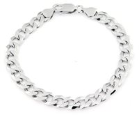 Bracciale Forever Gioielli Uomo Bracciale Maglia Massiccio in Argento FGBR00123 - FGBR00123
